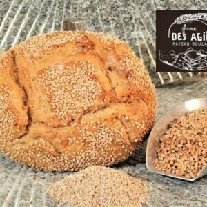 Pain aux graines de sésame bio